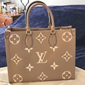 Louis Vuitton Tan Monogram Tote